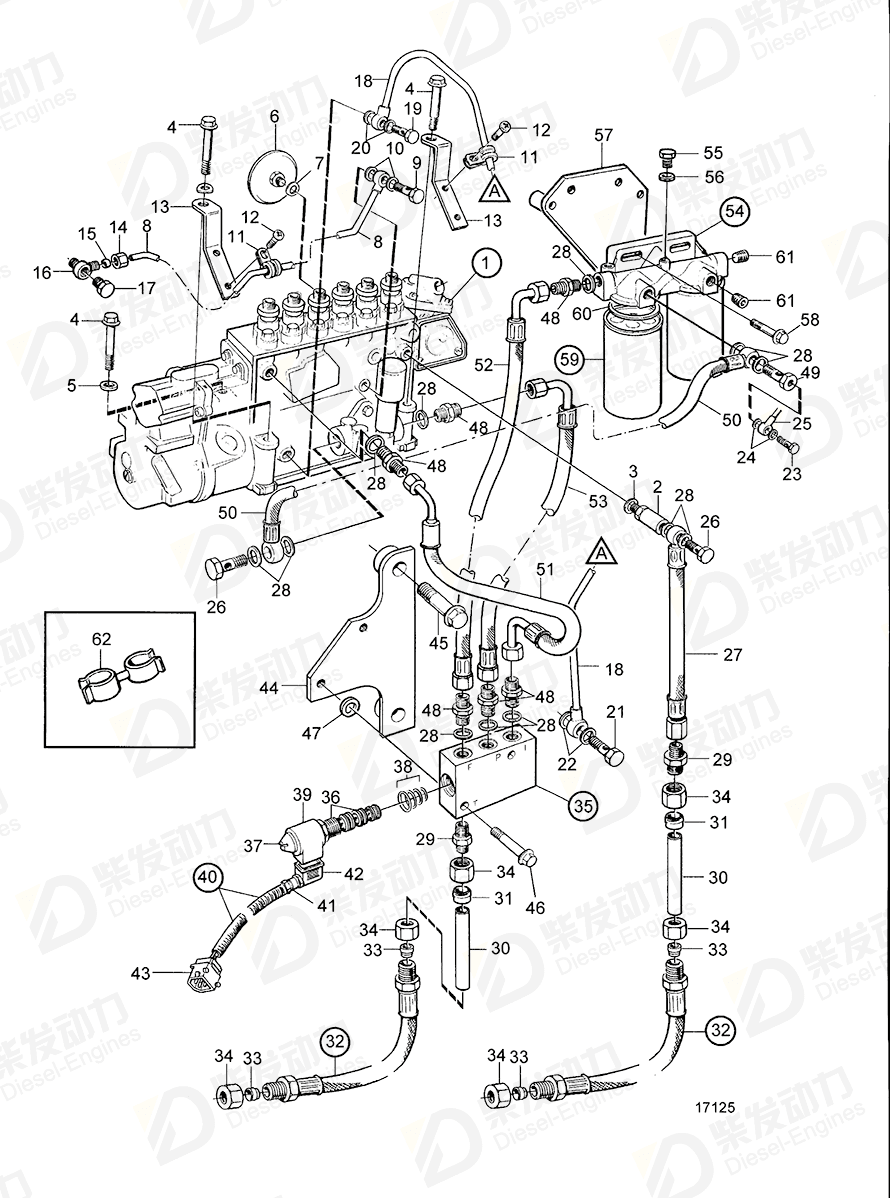 volvo penta Bracket 3825152 Drawing volvo penta Bracket 3825152 Drawing